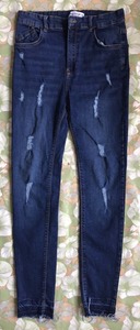 สุภาพสตรีสต็อกเสื้อผ้าบังคลาเทศ/สุภาพสตรี Ripped/บดกางเกงยีนส์ - Product Image 3