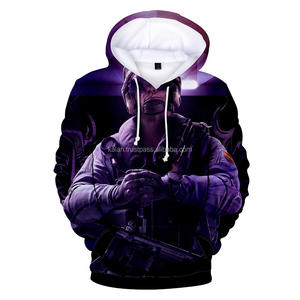 Sudadera con capucha de algodón 100% para hombre KFH07, sudaderas de talla grande con bolsillos laterales tejidos de punto personalizados de alta calidad - Product Image 3