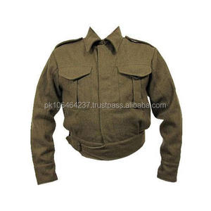 Logo personnalisé OEM haute qualité 100% laine extérieur grande taille coupe-vent vestes d'uniforme pour hommes - Product Image 3