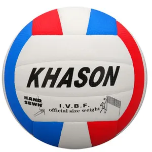 top quality custom design and logo volleyball in PU durable material official size & weight silkscreen printing two three layers