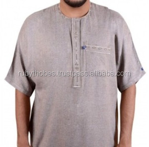 Thêu Ma-rốc phong cách thobe cho người lớn giản dị dân tộc quần áo ngắn tay áo cộng với kích thước cho đám cưới EID & mùa-XS để XXL - Product Image 1