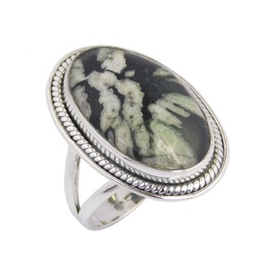 เครื่องประดับแฮนด์เมดขายส่งทำด้วยมือแหวน925เงินสเตอร์ลิงตลอดไปแหวนอัญมณีพินอลิธของขวัญ - Product Image 1