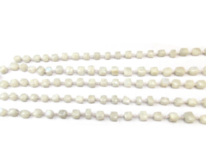 Boîte de pierres précieuses arc-en-ciel en argent Sterling plaqué fil Boho chaîne enveloppée à facettes à la main déclaration perlée bijoux résultats composant - Product Image 1