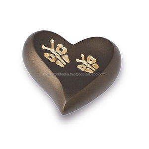 Recuerdo de plata de estrella de latón, urna de cremación, suministros funerarios - Product Image 2