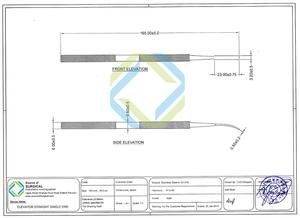 อุปกรณ์ลิฟต์แบบหัวเดียวแหล่งจ่ายไฟด้วยมือวัสดุสเตนเลสพื้นฐานสำหรับเครื่องมือผ่าตัด - Product Image 5