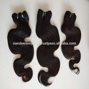 Paquetes de cabello Remy indio crudo sin procesar, cutícula virgen, tejido alineado, cierre de encaje peruano, extensiones de cabello humano blanqueador 100% - Product Image 2