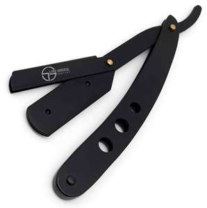 Maquinilla de afeitar recta de calidad 3Pro diseñada para uso profesional, construcción de acero inoxidable, diseño ligero y facilidad de control - Product Image 3