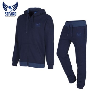 Ensemble 2 pièces unisexe de jogging fitness avec broderie en coton de taille XL survêtement pour hommes avec logo personnalisé en vrac vente en gros - Product Image 3