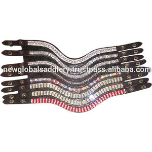 VOULEZ VENDRE des browbands réglables en bling; dollar 4 cob complet Shetland - Product Image 1