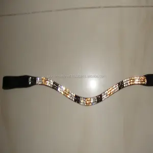 闪亮皮革browbands