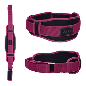 Ceinture d'entraînement de gymnastique en néoprène de haute qualité personnalisable dernière conception d'haltérophilie lourde Logo droit taille de couleur personnalisable - Product Image 5