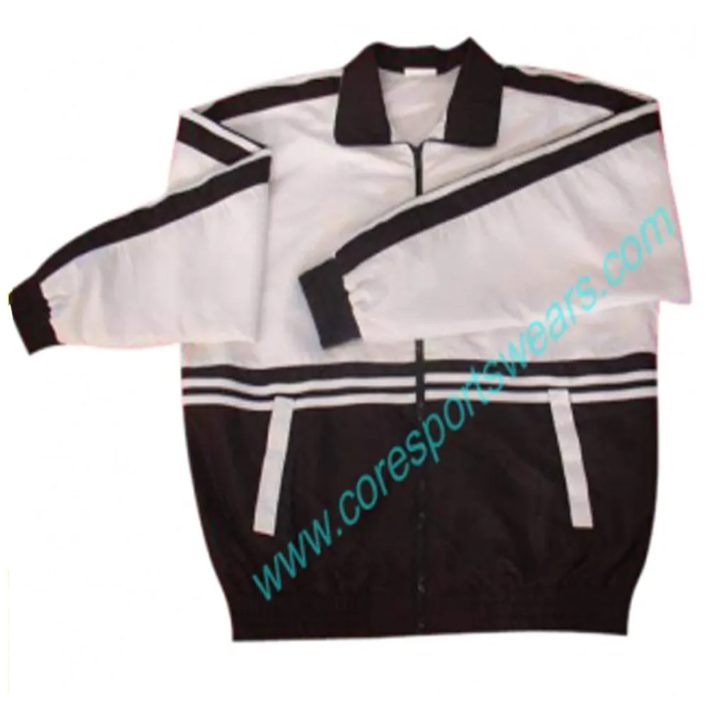 Cut And Sew Zipper Down Collar Windbreaker Jacket with elasticated cuffs and hem custom logos sizing direct manufacturing