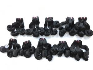 Cheap Remy Virgin Skin Weft Double Bouncy Wavy Machine Weft Vietnam Human Hair Extensions - Product Image 5