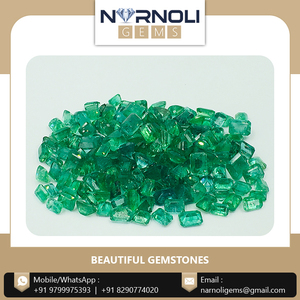 Piedra preciosa octagonal para collar y colgante, esmeralda de ambian, precio al por mayor, la mejor calidad - Product Image 4