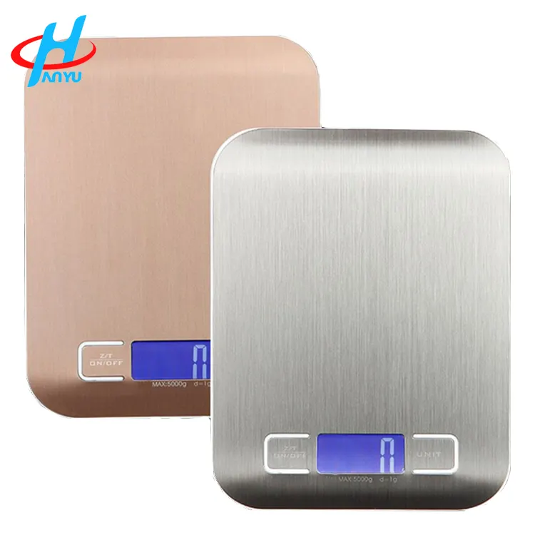5kg 10kg Slim stainless steel electronic digital kitchen scales food scale