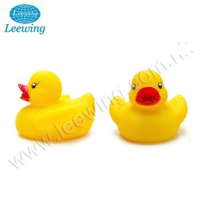 Jouet canard en caoutchouc jaune, qui change de couleur, clignotant, pour enfants - Product Image 3