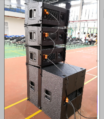 Admark Line Array Admark 3 Way Active 12 Inch Line Array Speakers System - 2400W ...