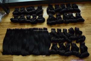 ผมต่อแบบ100% ผมมนุษย์ทำจากไหมแท้ผมตรง - Product Image 3