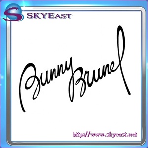 แผ่นโลหะทองเหลืองสลักชื่อสไตล์ลายเซ็นสีทองเงาตามสั่งแบบพิเศษ - Product Image 2