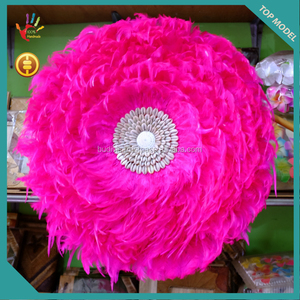 Bali Trend Home Decor Juju <b>Hats</b> African Home Decoration <b>Feather</b> 100% Handmade Unique - Product Image 3