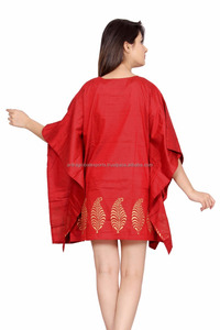 ชุดเดรสคาฟตันลายดอกไม้สำหรับผู้หญิงคอลเลคชั่นล่าสุด2017ผ้าเครปอย่างเป็นทางการสำหรับใส่ตอนเย็นสำนักงาน - Product Image 2