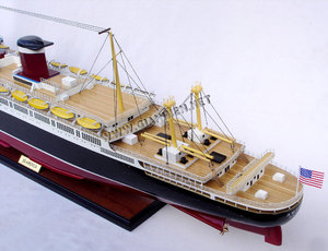 SS AMERICAA โมเดลไม้เรือ _ โมเดลหัตถกรรมไม้ - Product Image 2