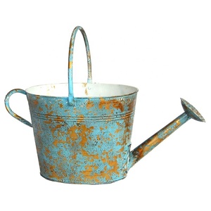 Factory Low MOQ <b>Small</b> Steel Galvanized Metal <b>Indoor</b> <b>Plant</b> Watering Can Watering <b>Pot</b> Wholesale Supplier - Product Image 1