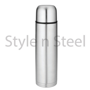 Bouteille d'eau de sport en acier inoxydable à large bouche avec bouteille de flamant rose enduite de poudre Produit le plus vendu en acier inoxydable - Product Image 2