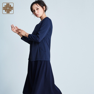 Designers OEM automne robe épissure élégante pour femme Mature - Product Image 2