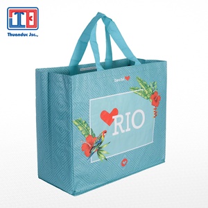 ถุงช้อปปิ้ง Matt/Glossy ลามิเนต PP ในการก่อสร้างท่อ-ผลิตในเวียดนามผลิตภัณฑ์ยอมรับวัสดุรีไซเคิลที่กำหนดเอง - Product Image 4