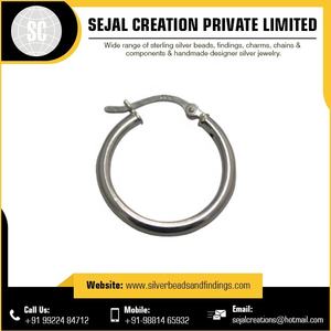 925 Sterling <b>Silver</b> <b>Earrings</b> <b>Hoop</b> Wholesale 925 Pure Solid Sterling <b>Silver</b> Hanging Hook <b>Earring</b> Wholesale - Product Image 3