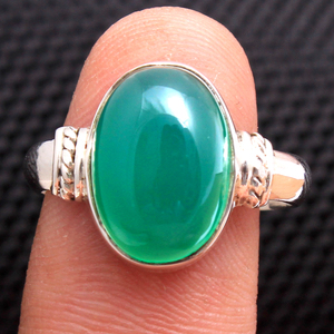 ของแข็งออกแบบ Labradorite อเมทิสต์สีเขียวขุ่นนิลมรกตโรสควอตซ์พลอย925แหวนเครื่องประดับเงินแท้ - Product Image 3