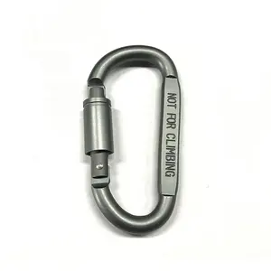 Aluminum D-shaped Key Carabiner