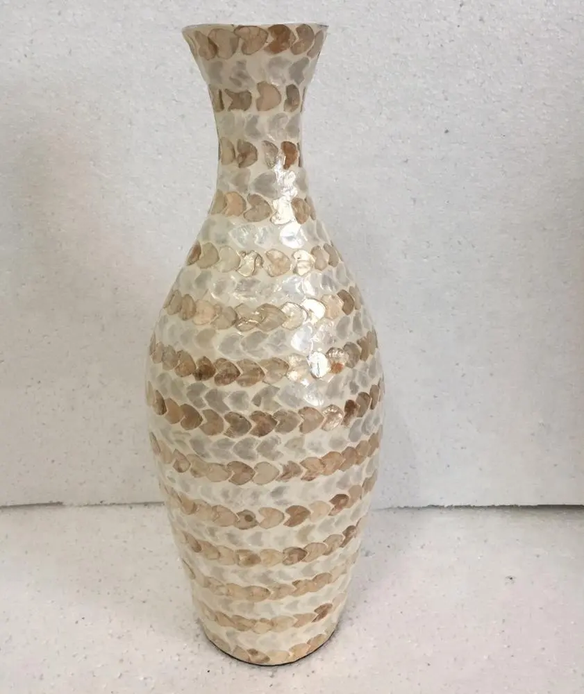 High quality best selling eco friendly new design MOP vase with newest design collection 2018 from Vietnam
