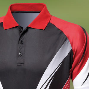 Ropa de equipo de manga corta personalizada para hombre con logotipo bordado Spandex/poliéster Jersey tela talla grande - Product Image 5