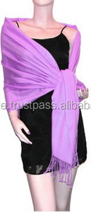 ผ้าพันคอและผ้าคลุมไหล่แบบดั้งเดิมที่ดีที่สุดในตลาดผ้าแคชเมียร์คุณภาพสูงผ้าแคชเมียร์ฤดูหนาว Pashmina ห่ออเนกประสงค์ที่ทันสมัย - Product Image 3