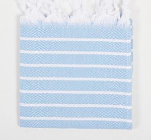 Toalla de mano turca Fouta Peshtemal de espiga de algodón 100% de alta calidad, el mejor precio para el hogar, playa, Hotel, uso también para deportes - Product Image 4