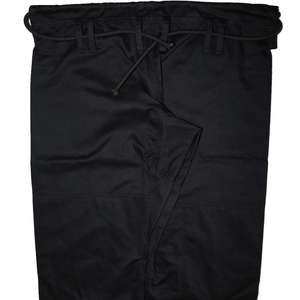 BJJ-pantalón brasileño Jiu-Jitsu Gi, pantalón negro de tejido perla - Product Image 2