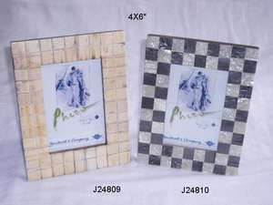 High Quality Bone Picture Photo <b>Frame</b> Tile Style Two Tone Resin <b>Frame</b> Photo <b>Frame</b> Home Decoration for Table in Wholesale Price - Product Image 5