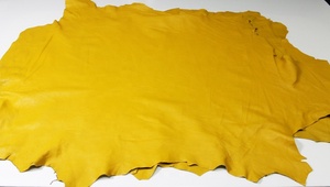 Pour la peau d'agneau douce jaune mangue cuir Napa meilleure qualité Durable souple en gros peaux de mouton pour chaussures - Product Image 4