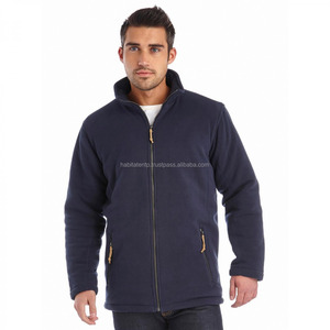 ผู้ชายขนแกะแจ็คเก็ตโรงงานมืออาชีพที่มีคุณภาพสูงที่กำหนดเองผู้ชายขนแกะขั้วโลกแจ็คเก็ต - Product Image 3