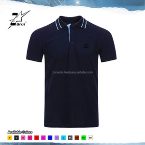 Polos de manga corta para hombre al por mayor 80% Algodón 20% poliéster Slim Fit estampado patrón teñido diseño de gran tamaño - Product Image 2