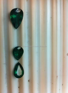 Pierres d'émeraude naturelles de forme poire - Origine variée - Modèle N/A - Sans traitement - Ankit Gems & Arts - Product Image 4