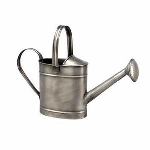 Lata de agua de metal galvanizado vintage elegante jardín ecológico maceta decorativa al aire libre para el hogar para las vacaciones de Navidad - Product Image 5