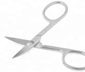 Ciseaux cosmétiques professionnels en gros pour cils, sourcils, coupe ciseaux de beauté, lame tranchante pour soins personnels, logo personnalisé - Product Image 1