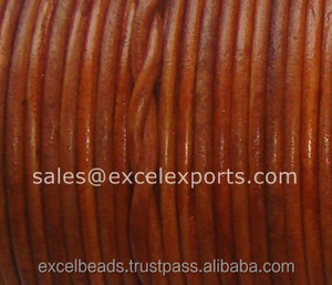 Cordones de cuero de alta calidad, 1MM, 1,5 MM, 2MM, 3MM, ETC. Tamaños al por mayor - Product Image 3