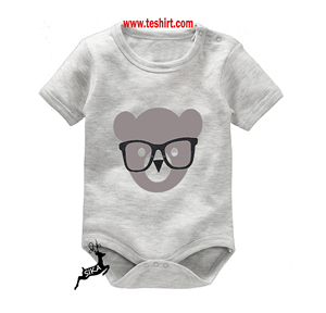 Tirupur Baby Girl Romper Organic Cotton Grey Striped Bamboo Cotton Newborn Bulk Manufacturer India - Product Image 1