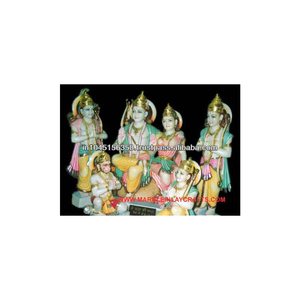 Statues en marbre de God Ram Darbar - Product Image 1