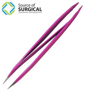 Pince à épiler chirurgicale double action en acier inoxydable, instrument chirurgical certifié CE pour cliniques et hôpitaux, 95 mm - Product Image 5