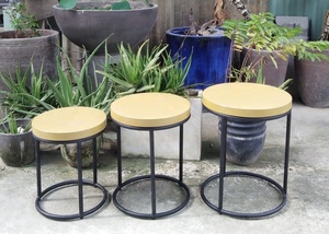 بيع بالجملة أثاث حديث من الخرسانة البيضاء وخفيفة الوزن للحدائق الداخلية والخارجية للديكور المنزلي والمطبخ - Product Image 4